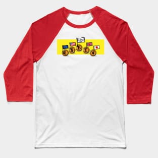 Bitcoin rising among the other currencies Baseball T-Shirt